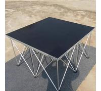 Palco Modulare 1/2/ 4 pezzi Piattaforma per palco portatile per eventi pieghevole, facile da collegare, system modulare per palcoscenici multifunzione(1 pc/1㎡/10.7sqft,H 80cm/31in)