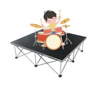 Palco Modulare Piattaforma per palco pieghevole grande da 30, 39, 50, 100, 122 cm, unità modulare, supporto per palcoscenici retrattili compatto in alluminio(H - 24 in/60 cm,15x39in/39x100cm)