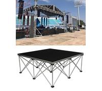 Palco modulare portatile | Piattaforme rialzate for eventi, matrimoni, batteria, spettacoli di danza, mostre | Stabile e facile da trasportare(100x100x80cm)