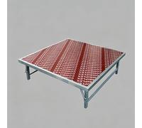 Palco portatile, piattaforma modulare per palcoscenici per impieghi gravosi, facile da montare per concerti, scuole, bar, eventi, celebrazioni, spettacoli dal vivo 1 pezzo(128x128x20cm)