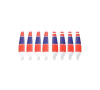 Pale 6030F, compatibile con DJI, Mini 3 Pro Mini 4 Pro | Arancio, argento, blu-bianco, rosso-bianco, tricolore, giallo-bianco, 8 pezzi in gomma.(Three colors)