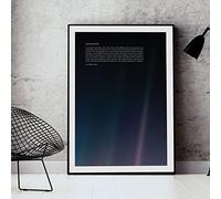 Pale Blue Dot Print Poster Voyager Earth Planet At The Earth Classic Photo Canvas Painting Wall Art Decor Calligraphy Painting 21X30Cm Senza Telaio