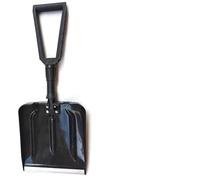 Pale da neve Pala da neve pieghevole portatile in plastica spessa utilizzata for spalare rifiuti, cibo e(Black)