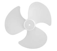 Pale del ventilatore Lama del ventilatore in plastica Pratico 2 pezzi Accessori elettrici a tre foglie Facile da pulire Prestazioni eccellenti