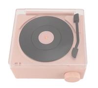 Pale Pinkish Grey Bluetooth Alarm Clock Speaker 1200mAh Stereo Sound