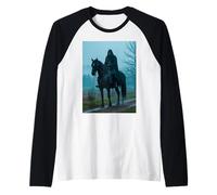 Pale Rider Mito apocalisse, Cavaliere della Morte Non Morto Maglia con Maniche Raglan