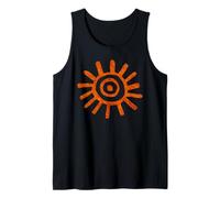 Paleo Sun Design Petroglifo Antico Sole Simbolo Canotta