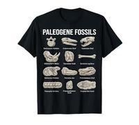 Paleogene Fossili Paleontologia Scientifica Arte Maglietta