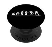 Paleontologia Evoluzione Uomini Donne Divertente Paleontologo PopSockets PopGrip Adesivo