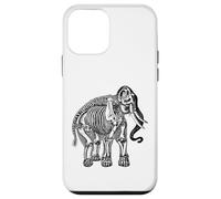 Paleontologo scheletro di dinosauro di mammut lanoso Custodia per iPhone 12 mini