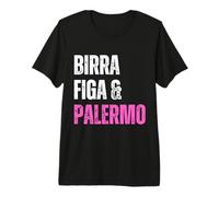 Palermo Birra Figa Divertente Sono Un Uomo Semplice Maglietta Premium