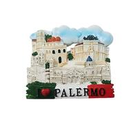 Palermo Italia 3D magnete frigo souvenir regalo, resina fatta a mano Palermo frigorifero magnete casa e cucina decorazione collezione