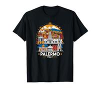 Palermo Italia Italia Europa Europea Architettura Europea Souvenir Maglietta