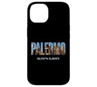 Palermo Italia Luoghi d'interesse Palermitano Coordinate GPS Italia Custodia per iPhone 14