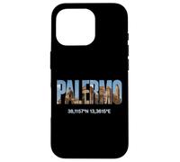 Palermo Italia Luoghi d'interesse Palermitano Coordinate GPS Italia Custodia per iPhone 16 Pro