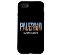 Palermo Italia Luoghi d'interesse Palermitano Coordinate GPS Italia Custodia per iPhone SE (2020) / 7 / 8
