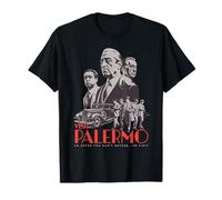 Palermo Sicilia Italia Grafica Vintage Maglietta