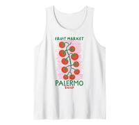 Palermo Sicilia Mercato della Frutta Pomodoro Retro Vacanza Italiana Canotta