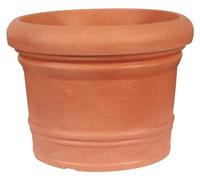 Palermo - Vaso per piante in plastica, terracotta, 30 cm