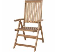 Paleros Sedia Pieghevole Giardino Terrazza Legno di Acacia FSC -100% Natura fino