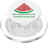 Palestina, anguria, calligrafia, solidarietà, bandiera palestinese PopSockets PopGrip per MagSafe