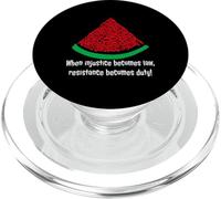 Palestina Anguria Calligrafia Solidarietà palestinese PopSockets PopGrip per MagSafe