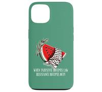 Palestina Anguria Keffiyeh Solidarietà Palestinese Giustizia Custodia per iPhone 13