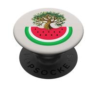 Palestina Anguria Palestinese Olive Libertà per la Palestina PopSockets PopGrip Adesivo