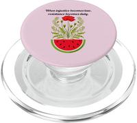 Palestina Anguria Papavero Palestinese Solidarietà Giustizia PopSockets PopGrip per MagSafe