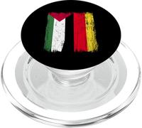 Palestina Germania Mezza bandiera Palestinese Patrimonio Tedesco PopSockets PopGrip per MagSafe