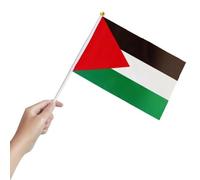 Palestina Palestina Palestina Mini Bandiera,Mini Palestina Stick Bandiera,Piccole Palestina Palestina Palestina bandiera nazionale su bandiera sventolando