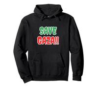 Palestina Salva Gaza Solidarietà Palestinese Pace Giustizia Felpa con Cappuccio