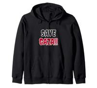 Palestina Salva Gaza Solidarietà Palestinese Pace Giustizia Felpa con Cappuccio