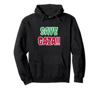 Palestina Salva Gaza Solidarietà Palestinese Pace Giustizia Felpa con Cappuccio