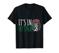 Palestina T Shirt It's My DNA Fingerprint Palestine Flag Maglietta