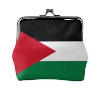 Palestine flag1 - Portafoglio in pelle PU con stampa in microfibra, con chiusura a bacio, mini sacchetto per rossetto, chiave per cambiare organizzazione