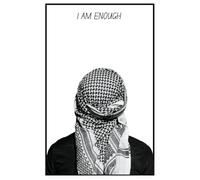 Palestine Notebook with Inspirational Quote 'I Am Enough' - 100 Lined Pages for Journaling, Writing, and Notes