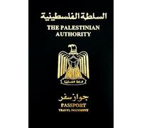 Palestine Palestinian Passport Cover Lined 6'' x 9'' Notebook /Journal 120 pages