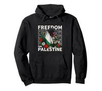 Palestinese Donna con Fiori libertà per La Palestina Felpa con Cappuccio