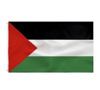 Palestinian flag 3x5FT -(90x150cm) Bandiera della Palestina Indoor/Outdoor Quality Polyester with Vivid Color and Brass Grommets Palestine flag