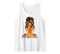 Palestinian Girl Palestine Flag Palestinian Girlfriend Wife Canotta