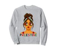 Palestinian Girl Palestine Flag Palestinian Girlfriend Wife Felpa