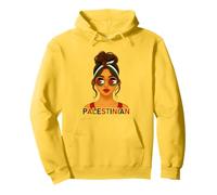 Palestinian Girl Palestine Flag Palestinian Girlfriend Wife Felpa con Cappuccio