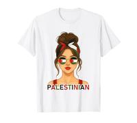 Palestinian Girl Palestine Flag Palestinian Girlfriend Wife Maglietta