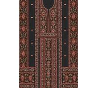 Palestinian Tatreez Notebook: Traditional Embroidered Thobe Design Journal: Beautiful Heritage Inspired Notebook Featuring Authentic Palestinian Folk Embroidery