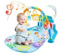 Palestra Di Attività Per Bambini | 5 Giocattoli Colorati In 1 E pllaymat Musicali | pllaymat Non Slip | Tummy Time Play Ed Early Sensory Exploration Per 3-6-12 Mesi Neonato Per Il Neonato