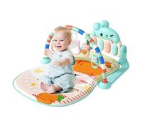 Palestra di attività per , ginnastica da gioco per bambino, Giocattolo per tappetini per bambini, Giocattolo sensoriale musicale educativo con tappeto leggero che striscia per la casa asiputa all'aper