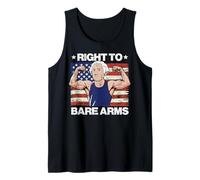 Palestra Diritto A Bare Arms Washington Bandiera USA Allenamento Uomini Donne Canotta