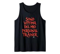 Palestra Frasi Divertenti. Sono Vittima del Personal Trainer Canotta