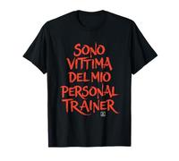 Palestra Frasi Divertenti. Sono Vittima del Personal Trainer Maglietta